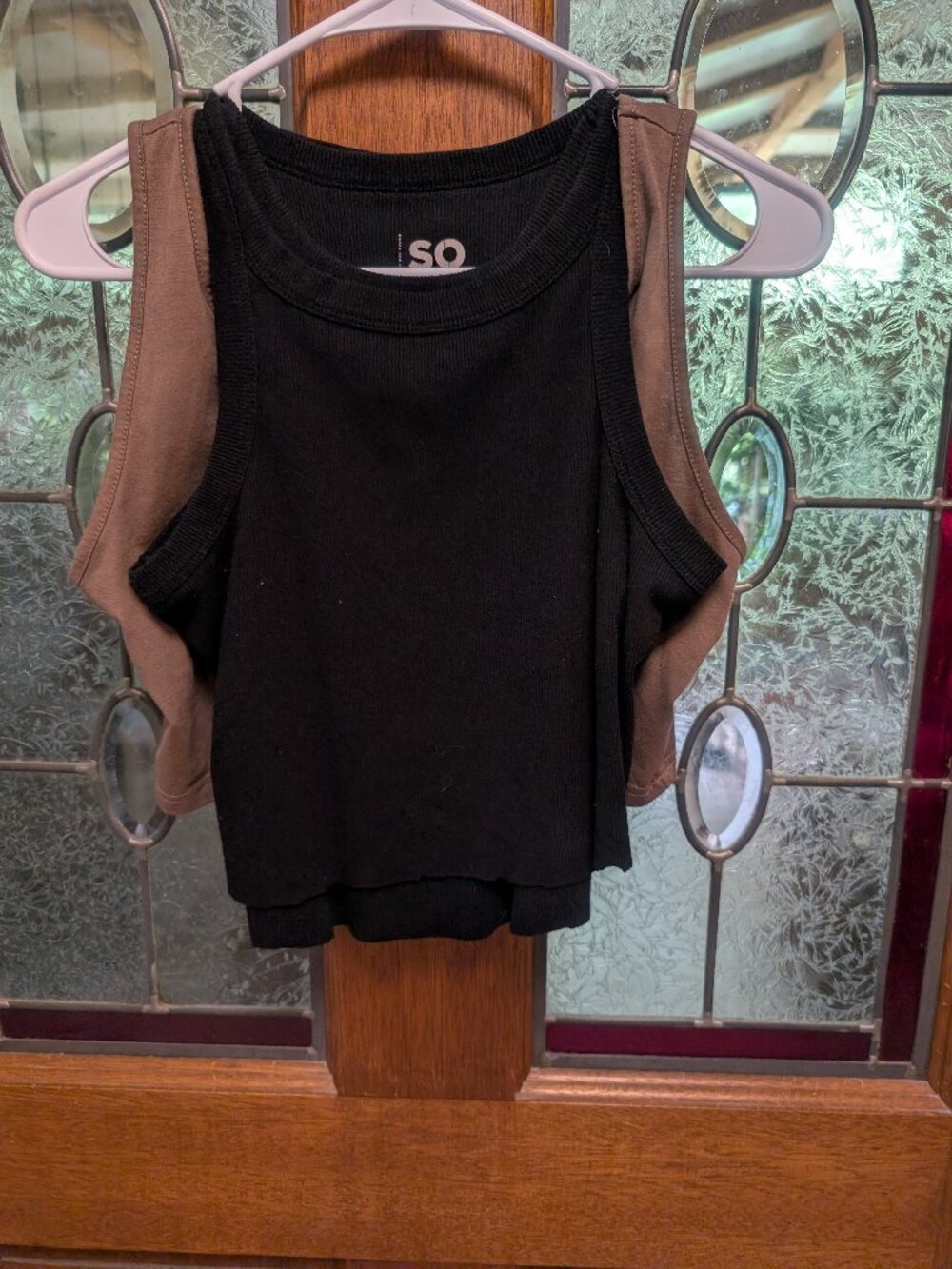 Womens cropped tank top, Qty 3